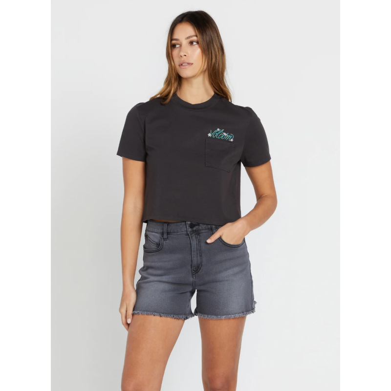 Women's Volcom Pocket Dial T-Shirt Women's Volcom Pocket Dial T-Shirt