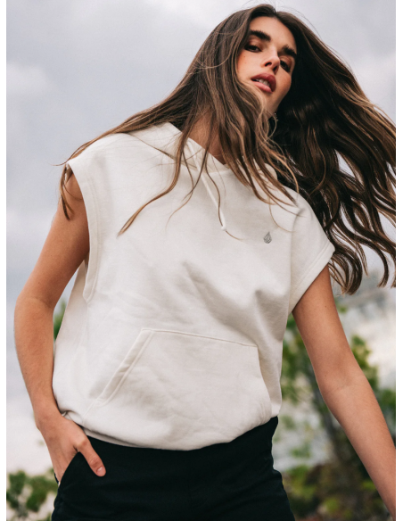 Womens Volcom Sleeveless Hoodie