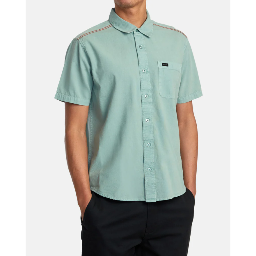 Men's Rvca Ptc Woven II Shirt Ss Men's Rvca Ptc Woven II Shirt Ss