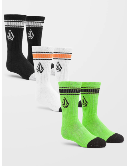 Kid's Volcom Full Stone Sock Multipack