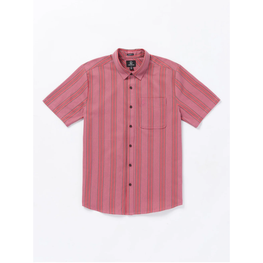 Men's Volcom Newbar Stripe Shirt Ss Men's Volcom Newbar Stripe Shirt Ss