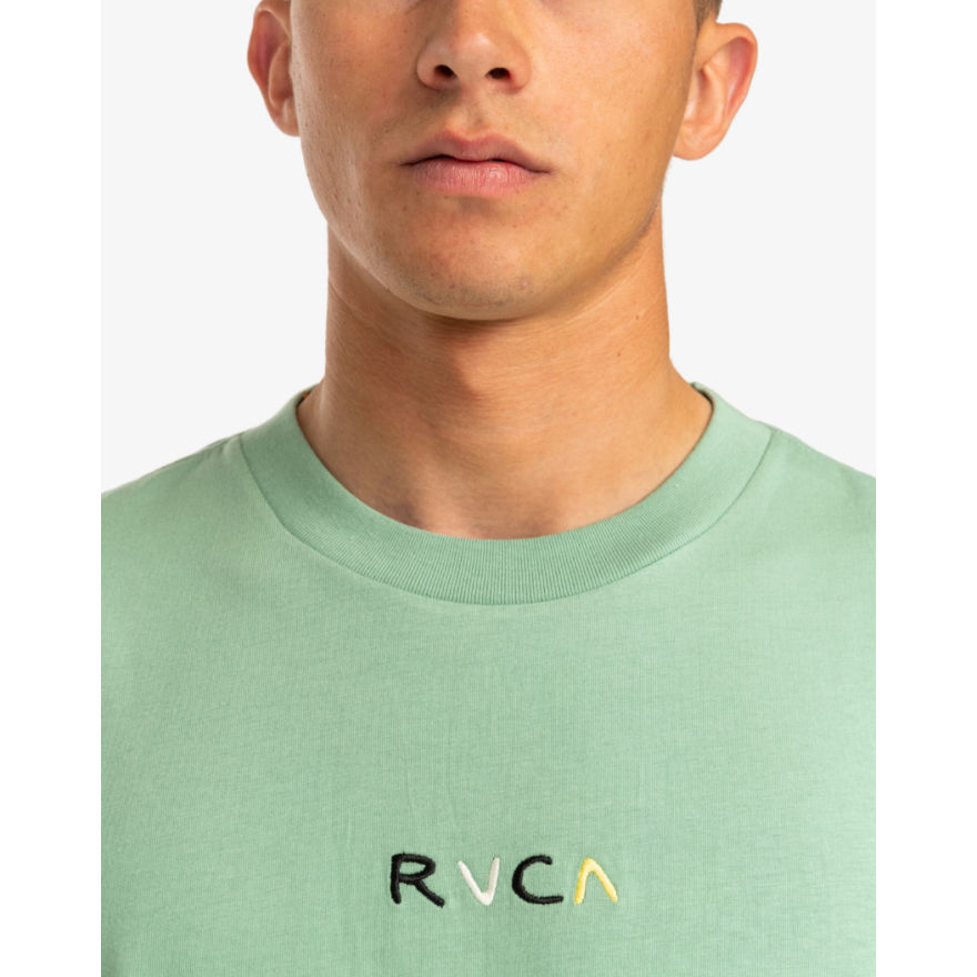 Men's Rvca Flower Skull T-Shirt