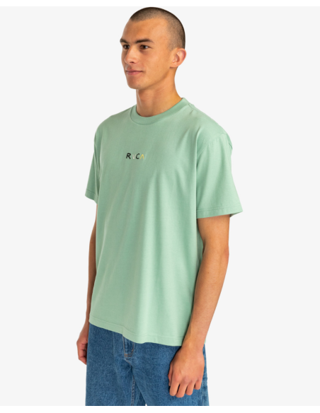 Men's Rvca Flower Skull T-Shirt