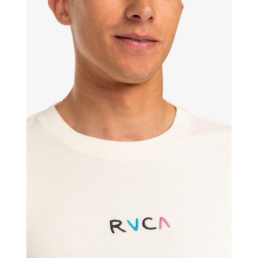 Men's Rvca Flower Skull T-Shirt