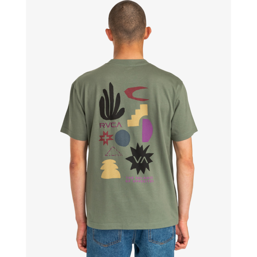 Men's Rvca Paper Cuts T-Shirt