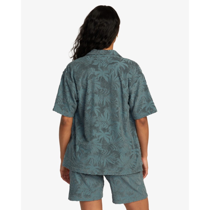 Men's Rvca Palms Down Shirt Ss