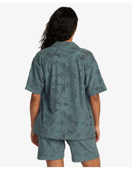 Men's Rvca Palms Down Shirt Ss