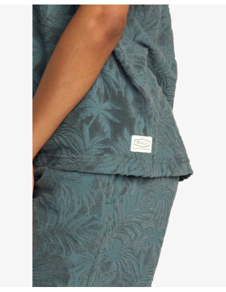 Men's Rvca Palms Down Shirt Ss