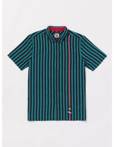 Men's Volcom Schroff X Volcom Stripe Shirt Ss