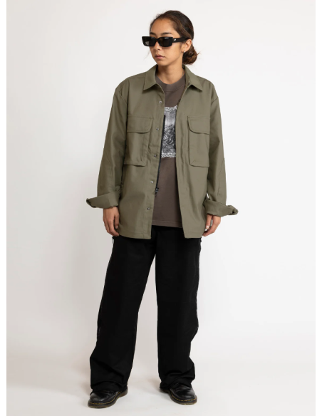 Men's Volcom TT B Iguchi Work Shirt LS