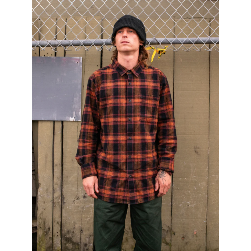 Men's Volcom Baystone Flannel Long Sleeve