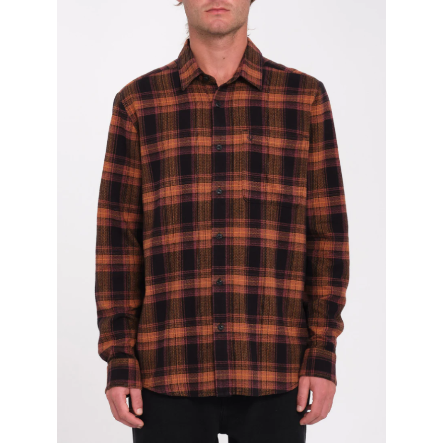 Men's Volcom Baystone Flannel Long...