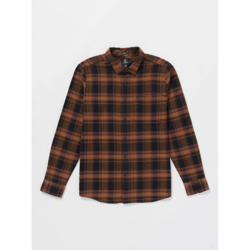 Men's Volcom Baystone Flannel Long...
