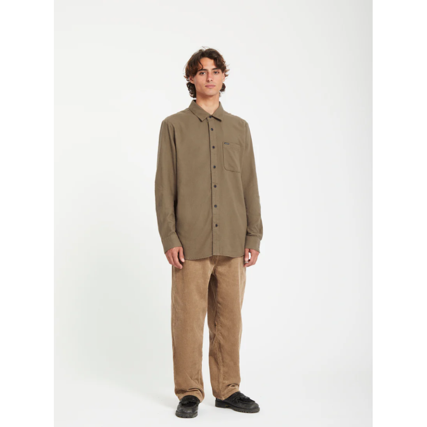 Men's Volcom Caden Solid Shirt Ls