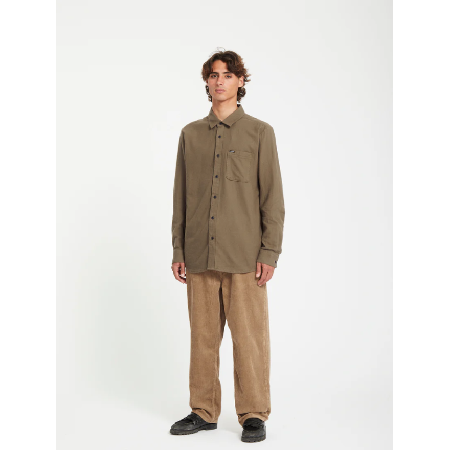 Men's Volcom Caden Solid Shirt Ls