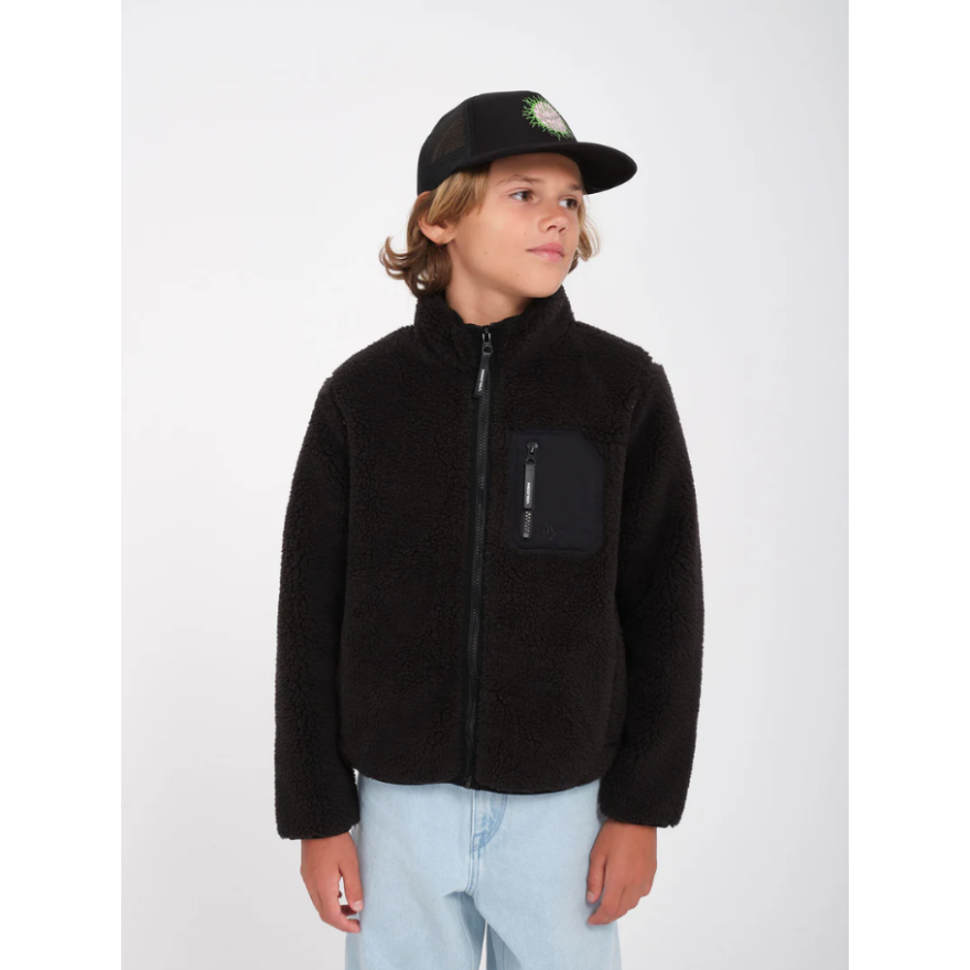 Kid's Volcom Muzzer Fuzzar Zip Fleece