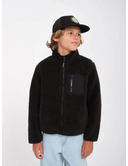 Kid's Volcom Muzzer Fuzzar Zip Fleece