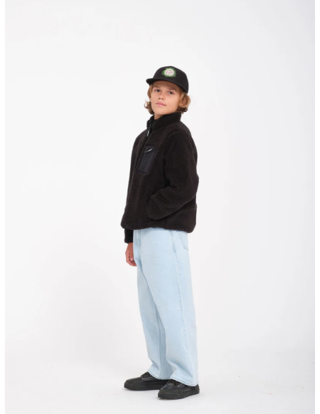 Kid's Volcom Muzzer Fuzzar Zip Fleece