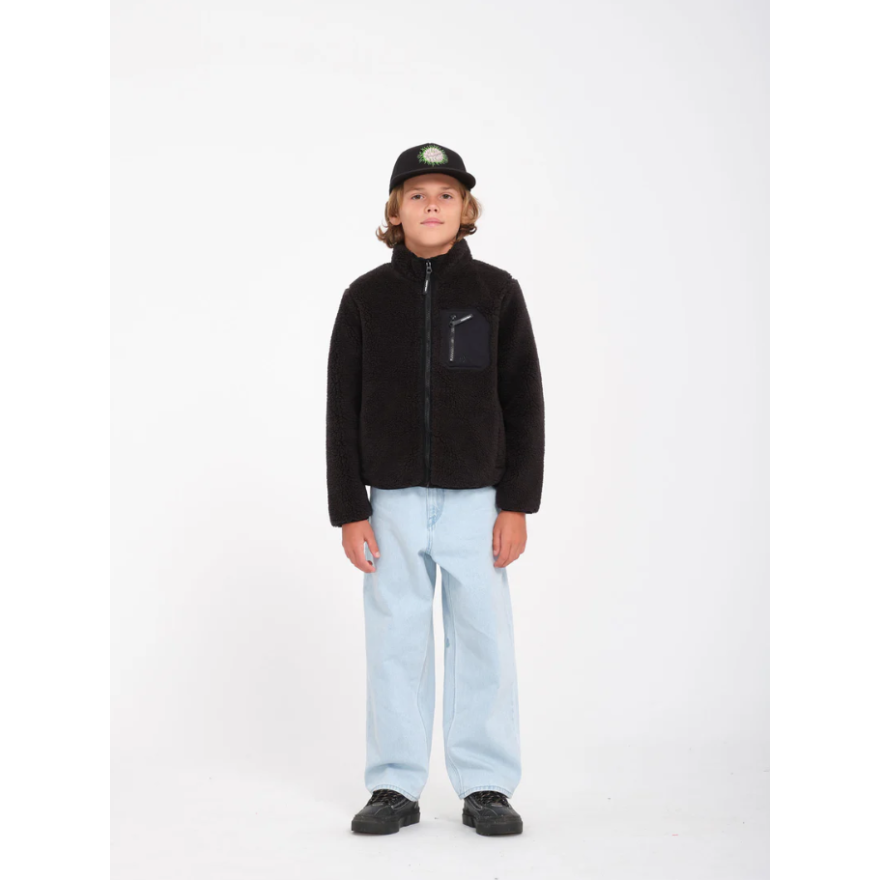 Kid's Volcom Muzzer Fuzzar Zip Fleece