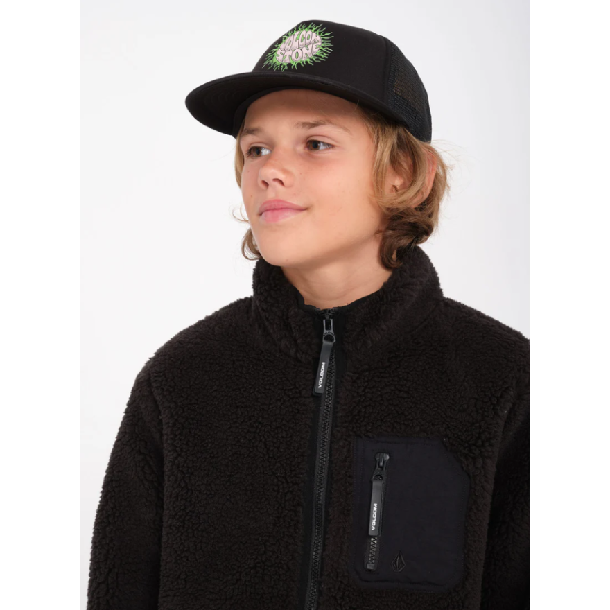 Kid's Volcom Muzzer Fuzzar Zip Fleece