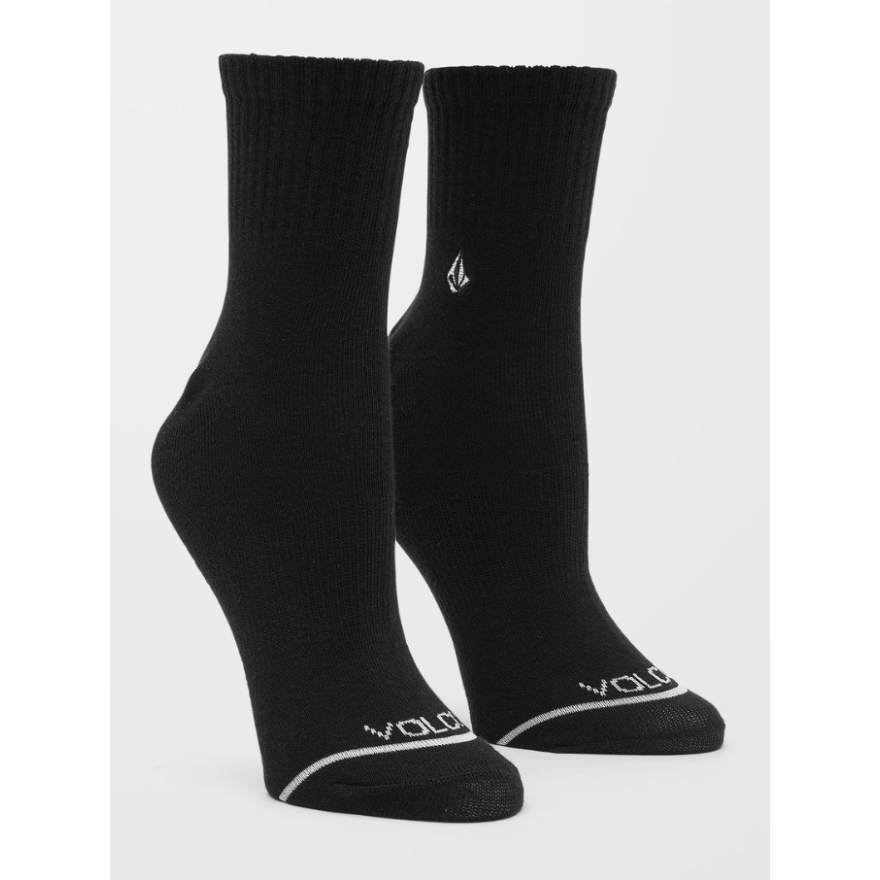 Women's Volcom The New Crew Sock 3PK Women's Volcom The New Crew Sock 3PK