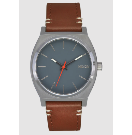 Nixon Time Teller Leather Watch