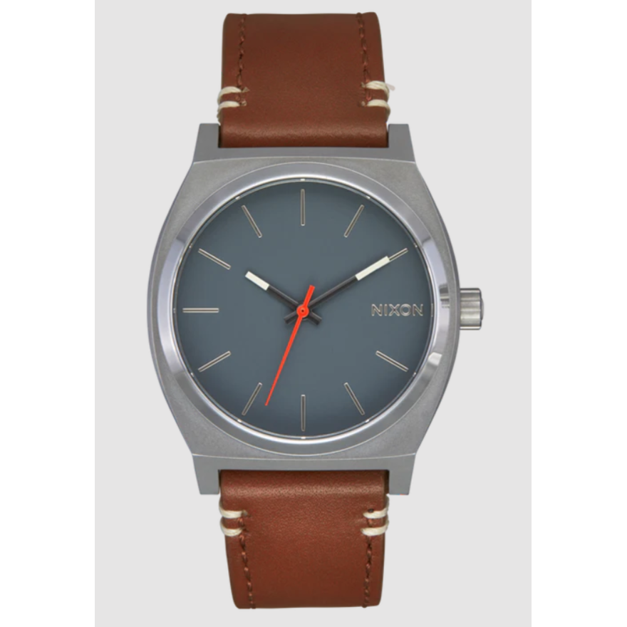 Nixon Time Teller Leather Watch