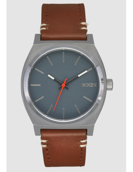 Nixon Time Teller Leather Watch