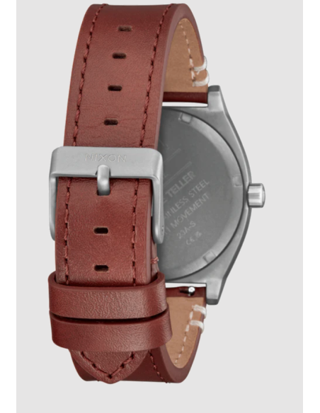 Nixon Time Teller Leather Watch