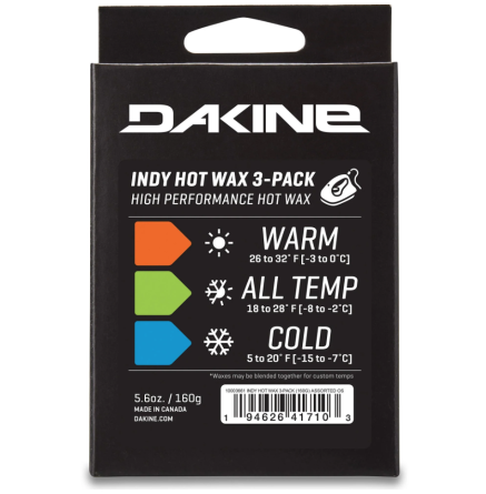 Dakine Indy Hot Wax-3 Pack All Temp