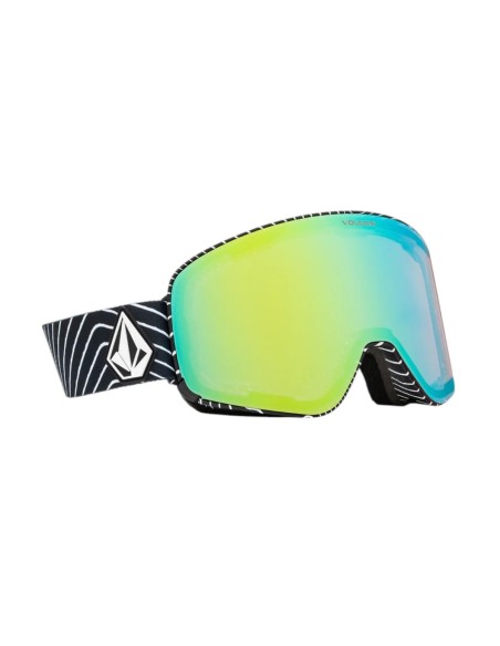 Volcom Odyssey Op Art Goggle Gold Chrome