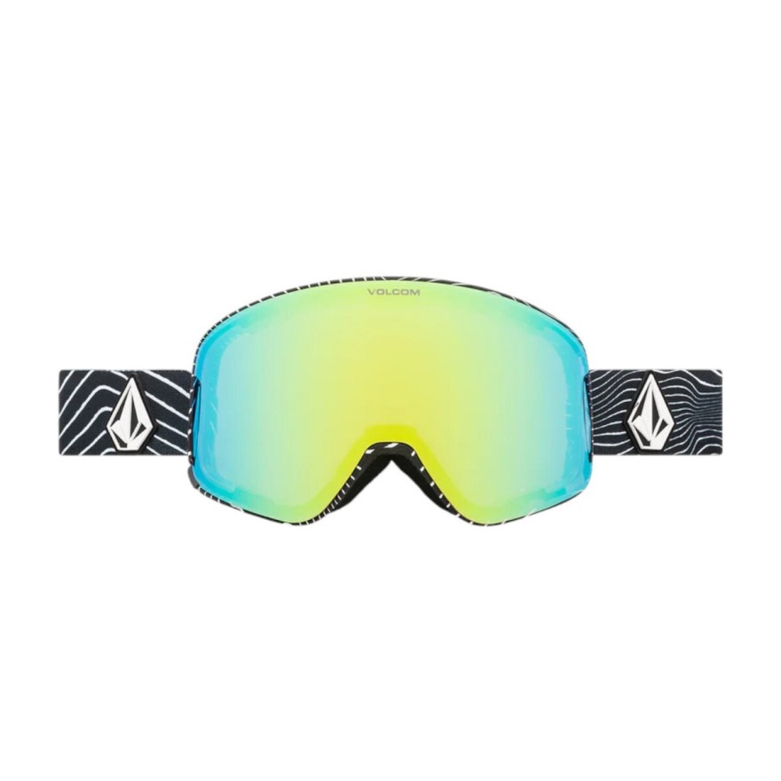 Volcom Odyssey Op Art Goggle Gold Chrome