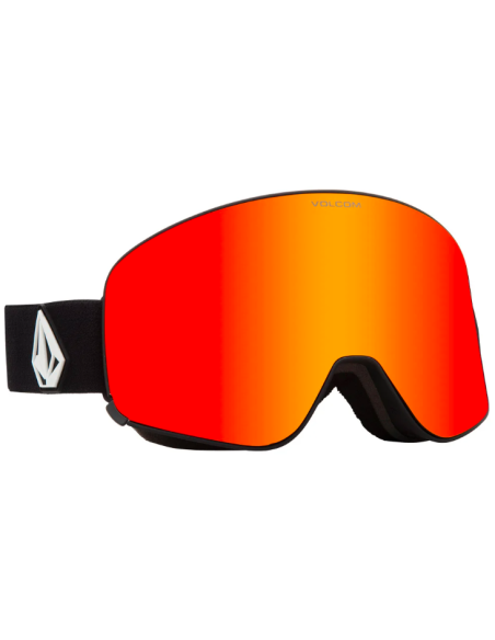 Volcom Odyssey Matte Black Goggle Red Chrome