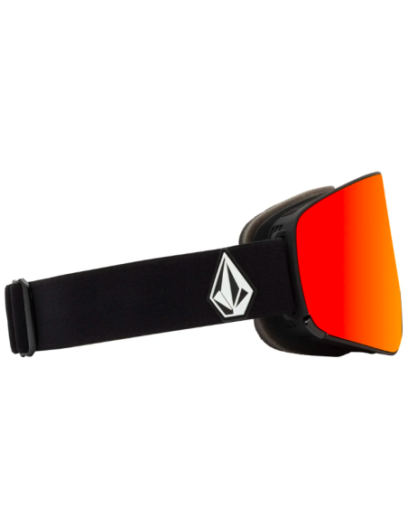 Volcom Odyssey Matte Black Goggle Red Chrome