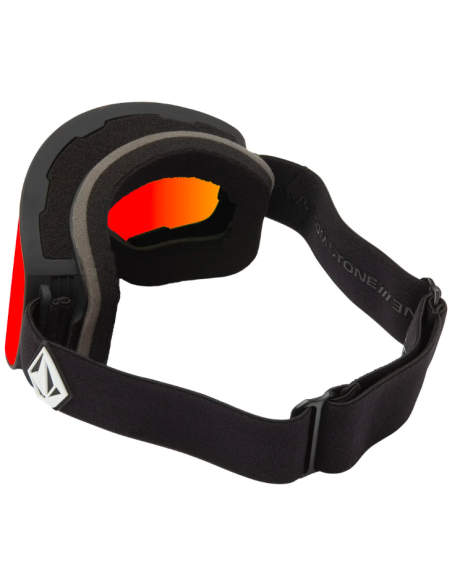 Volcom Odyssey Matte Black Goggle Red Chrome