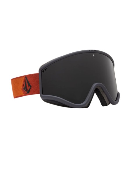 Volcom Yae Redwood Caramel Goggle Dark Gray