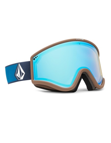 Volcom Yae Navy Cobalt Goggle Ice Chrome