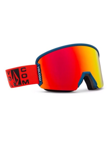 Volcom Garden 2 Crimson Cobalt Goggle Red Chrome