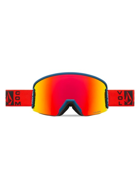 Volcom Garden 2 Crimson Cobalt Goggle Red Chrome