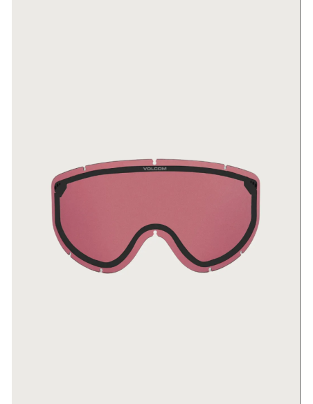 Volcom Footprints Crimson Cobalt Goggle Red Chrome