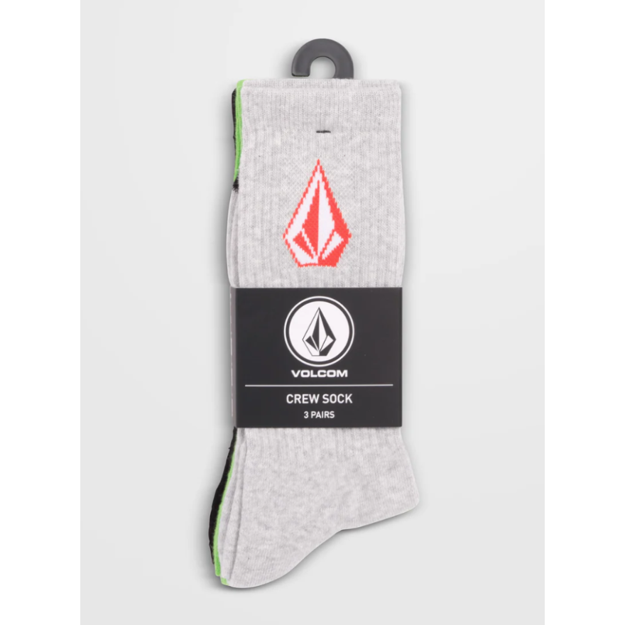 Men's Volcom Full Stone Sock 3Pk Men's Volcom Full Stone Sock 3Pk