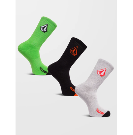 Men's Volcom Full Stone Sock 3Pk