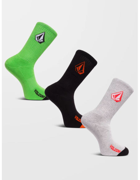 Men's Volcom Full Stone Sock 3Pk