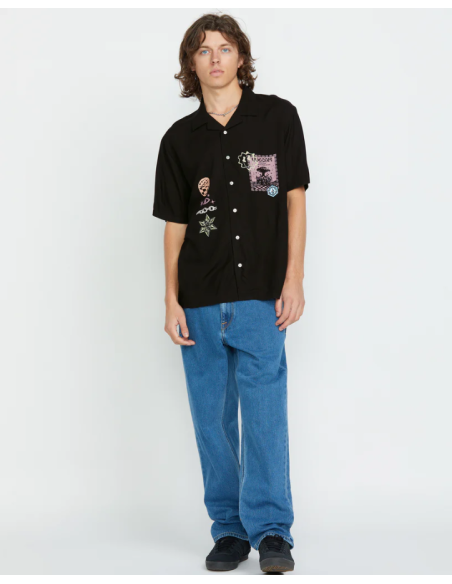 Men's Volcom Fa Filip Rygalski Woven Shirt Ss