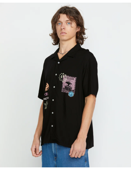 Men's Volcom Fa Filip Rygalski Woven Shirt Ss