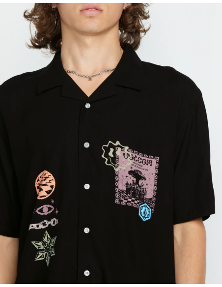 Men's Volcom Fa Filip Rygalski Woven Shirt Ss