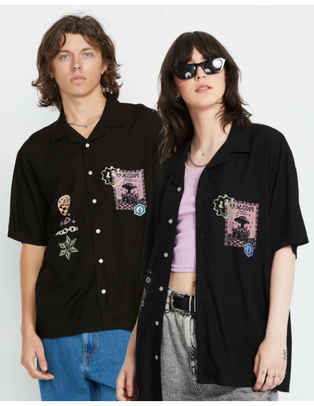 Men's Volcom Fa Filip Rygalski Woven Shirt Ss