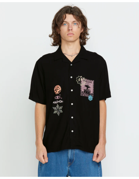 Men's Volcom Fa Filip Rygalski Woven Shirt Ss