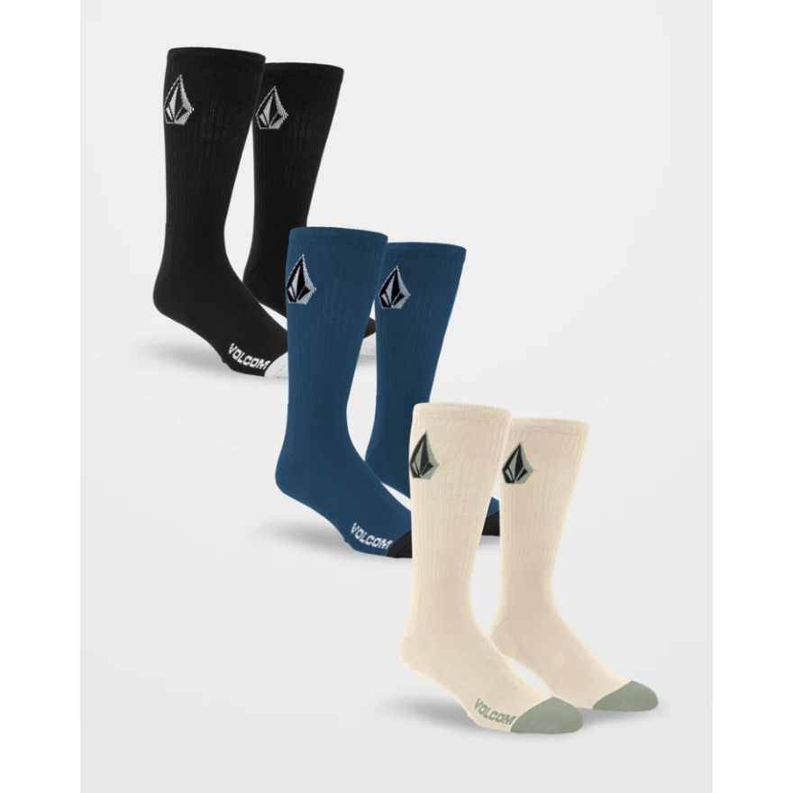 Men's Volcom Full Stone Mix Sock 3Pk