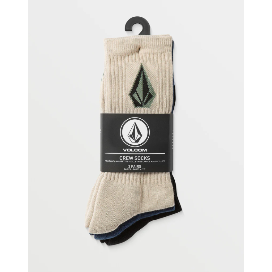 Men's Volcom Full Stone Mix Sock 3Pk